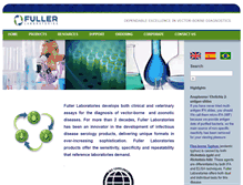 Tablet Screenshot of fullerlaboratories.com